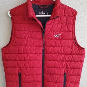 Mint Condition Men's Hollister Vest - Deep Red